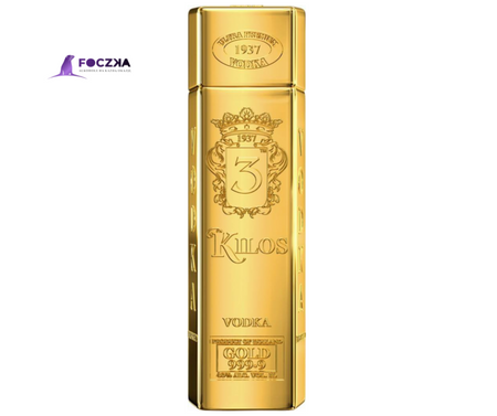 3 KILOS GOLD VODKA 1L