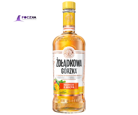 ŻOŁĄDKOWA GORZKA MANGO Z MIĘTA 0,5L