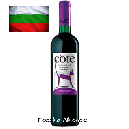 Cote Red Semi Sweet 0,75l