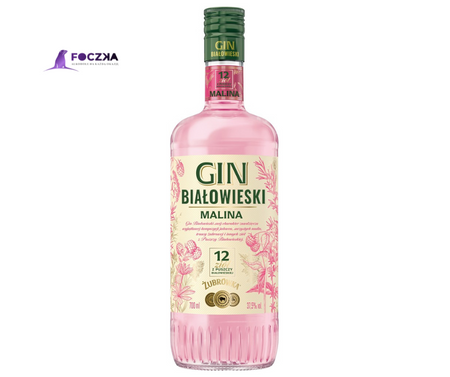 ŻUBRÓWKA GIN BIAŁOWIESKI MALINA 0,7l 