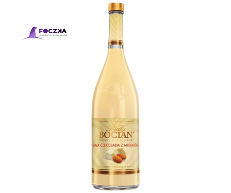 Bocian Biała Czekolada z Migdałem 0,5l