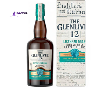 WHISKY GLENLIVET 12 YO LICENSED DRAM 0,7l