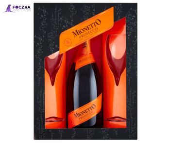 MIONETTO PROSECCO TREVISO 0,75L + 2 KIELISZKI