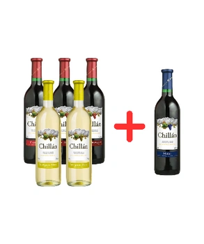 Zestaw Mix 6 Win Chillan 0,75l (5+1 za 10 groszy)